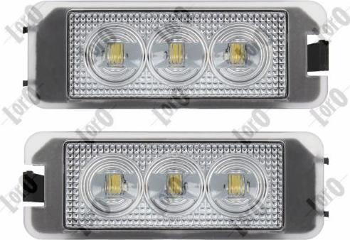 ABAKUS L53-210-0006LED - Luc registrske tablice parts5.com