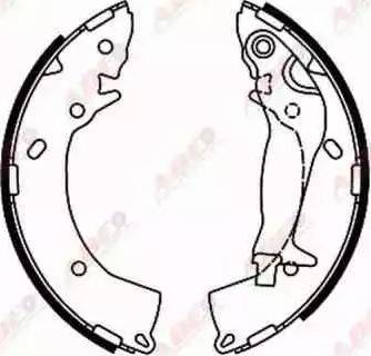 ABE C00518ABE - Brake Shoe Set parts5.com