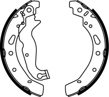 ABE C0G055ABE - Brake Shoe Set parts5.com