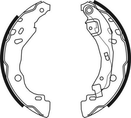 ABE C0R023ABE - Brake Shoe Set parts5.com