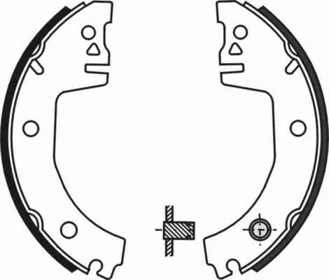 ABE C0S001ABE - Fékpofakészlet parts5.com