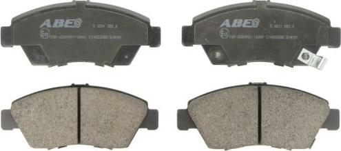 ABE C14033ABE - Brake Pad Set, disc brake parts5.com