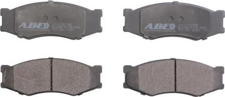 ABE C11011ABE - Brake Pad Set, disc brake parts5.com