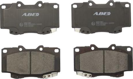 ABE C12130ABE - Fékbetétkészlet, tárcsafék parts5.com