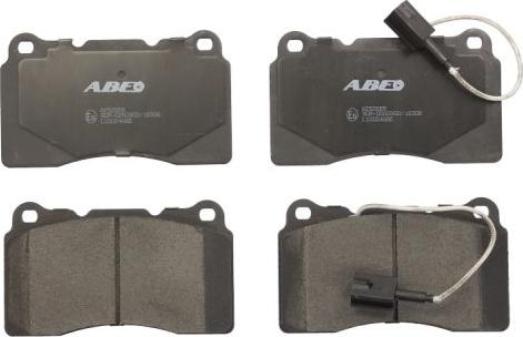 ABE C1D024ABE - Brake Pad Set, disc brake parts5.com