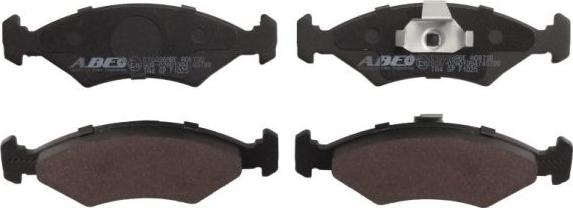 ABE C1G036ABE - Brake Pad Set, disc brake parts5.com