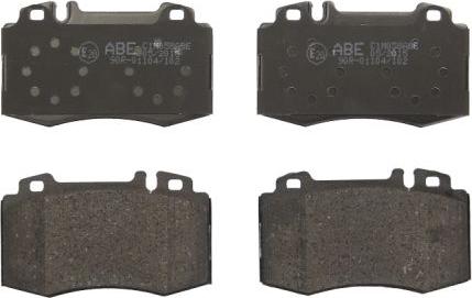 ABE C1M058ABE - Brake Pad Set, disc brake parts5.com