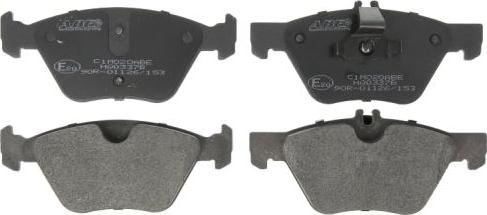 ABE C1M020ABE - Brake Pad Set, disc brake parts5.com