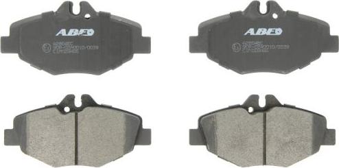 ABE C1M028ABE - Brake Pad Set, disc brake parts5.com