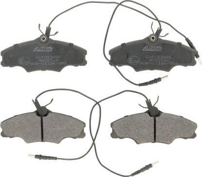 ABE C1P023ABE - Brake Pad Set, disc brake parts5.com