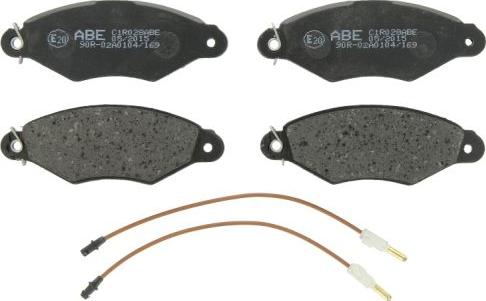 ABE C1R028ABE - Brake Pad Set, disc brake parts5.com