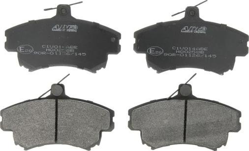 ABE C1V014ABE - Brake Pad Set, disc brake parts5.com