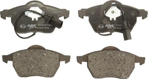 ABE C1W027ABE - Brake Pad Set, disc brake parts5.com