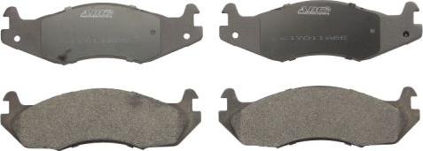 ABE C1Y011ABE - Brake Pad Set, disc brake parts5.com