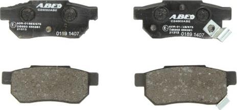 ABE C24002ABE - Brake Pad Set, disc brake parts5.com