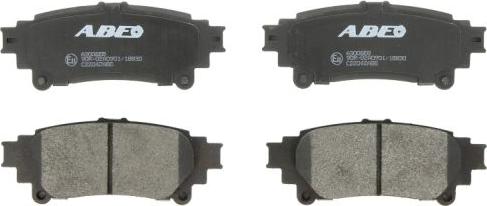 ABE C22042ABE - Brake Pad Set, disc brake parts5.com