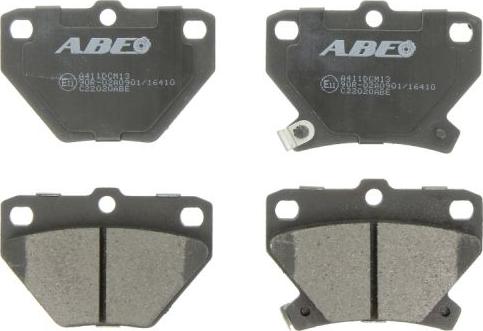 ABE C22020ABE - Sada brzdových platničiek kotúčovej brzdy parts5.com