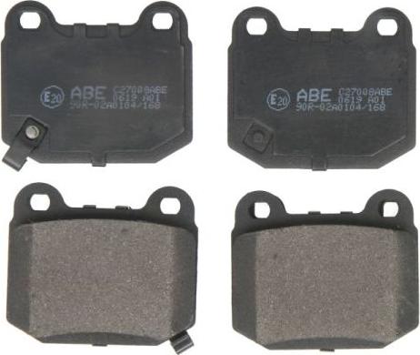 ABE C27008ABE - Σετ τακάκια, δισκόφρενα parts5.com