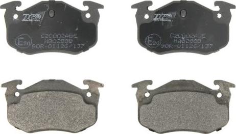 ABE C2C002ABE - Brake Pad Set, disc brake parts5.com