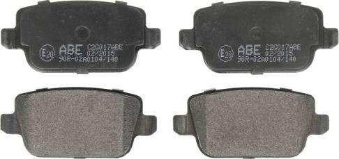 ABE C2G017ABE - Set placute frana,frana disc parts5.com