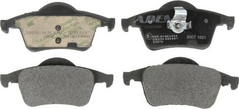 ABE C2V004ABE - Brake Pad Set, disc brake parts5.com