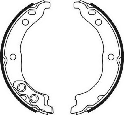 ABE CRP002ABE - Brake Shoe Set, parking brake parts5.com