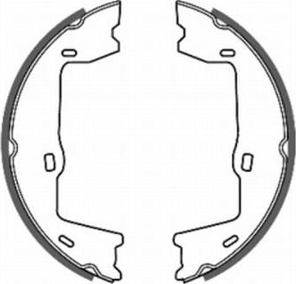 ABE CRX000ABE - Brake Shoe Set, parking brake parts5.com