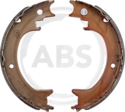 A.B.S. 9345 - Brake Shoe Set, parking brake parts5.com