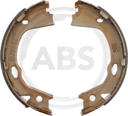 A.B.S. 9317 - Fékpofakészlet, rögzítőfék parts5.com