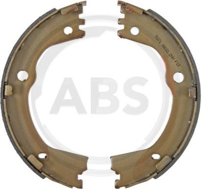 A.B.S. 9371 - Sada brzdových čelistí, parkovací brzda parts5.com