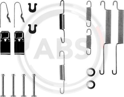 A.B.S. 0654Q - Комплект принадлежности, спирани челюсти parts5.com