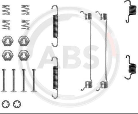 A.B.S. 0651Q - Kompletni pribor, zavorna celjust parts5.com