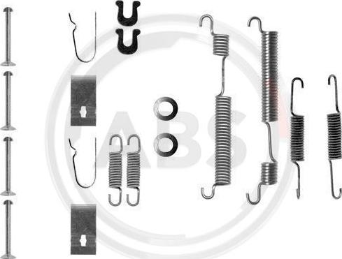 A.B.S. 0653Q - Zestaw dodatków, szczęki hamulcowe parts5.com