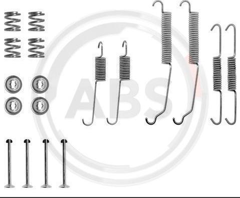 A.B.S. 0618Q - Tarvikesarja, jarrukengät parts5.com