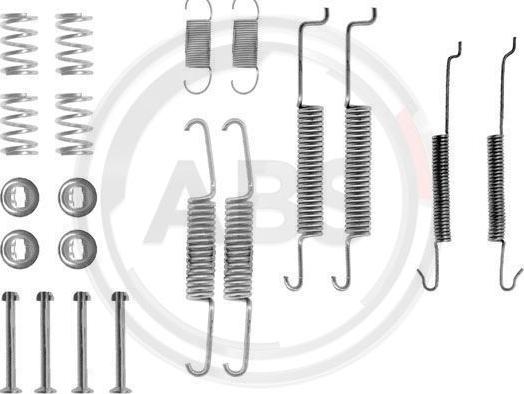 A.B.S. 0680Q - Tartozékkészlet, fékpofa parts5.com