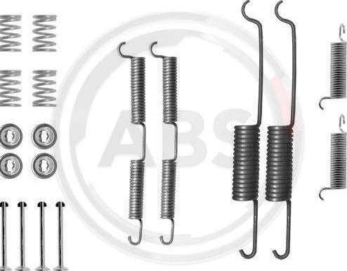 A.B.S. 0687Q - Zubehörsatz, Bremsbacken parts5.com