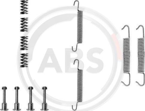 A.B.S. 0621Q - Kit d'accessoires, mâchoires de frein de stationnement parts5.com