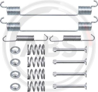 A.B.S. 0048Q - Set accesorii, sabot de frana parts5.com