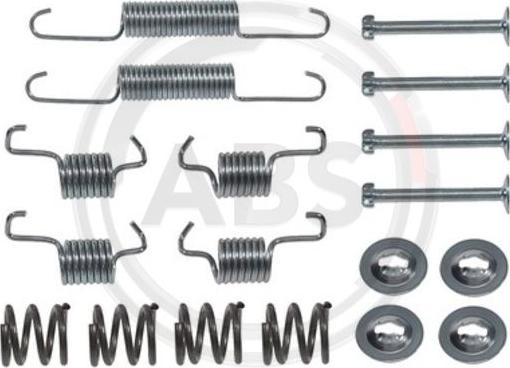 A.B.S. 0011Q - Komplet pribora, čeljusti parkirne kočnice parts5.com