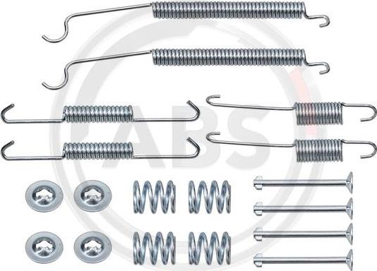 A.B.S. 0039Q - Set accesorii, sabot de frana parts5.com