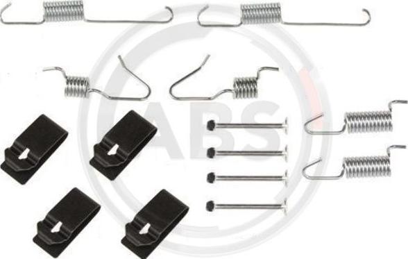 A.B.S. 0898Q - Tartozékkészlet, rögzítőfék pofa parts5.com