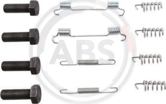 A.B.S. 0865Q - Aksesuar seti, El freni pabucu parts5.com