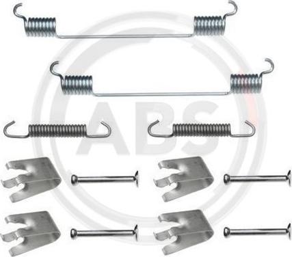 A.B.S. 0814Q - Accessory Kit, brake shoes parts5.com