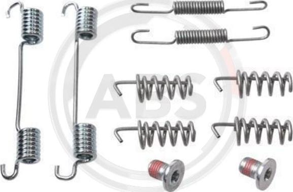 A.B.S. 0874Q - Tartozékkészlet, rögzítőfék pofa parts5.com