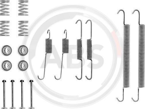 A.B.S. 0757Q - Zestaw dodatków, szczęki hamulcowe parts5.com