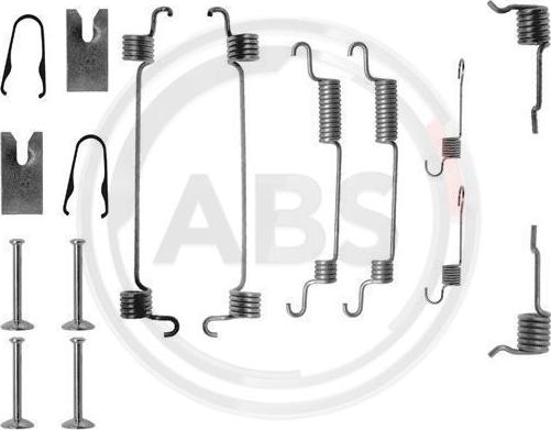 A.B.S. 0764Q - Set accesorii, sabot de frana parts5.com