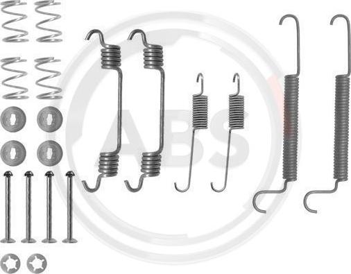 A.B.S. 0766Q - Komplet pribora, kočne čeljusti parts5.com