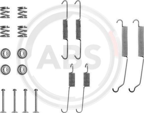 A.B.S. 0701Q - Accessory Kit, brake shoes parts5.com