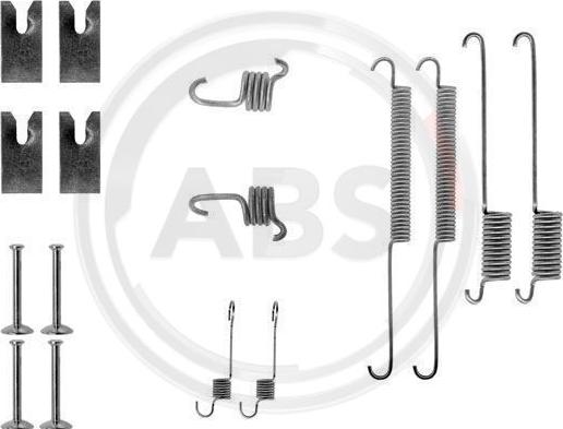 A.B.S. 0732Q - Accessory Kit, brake shoes parts5.com