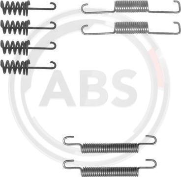 A.B.S. 0774Q - Komplet pribora, kočione papuče ručne kočnice parts5.com